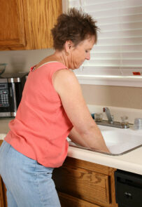 64 year old Sandra D washes more than just the dishes in this one AllOver30 Free